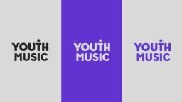 Youth Music logos in 3 colours