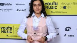 pembe tokluhan at the youth music awards