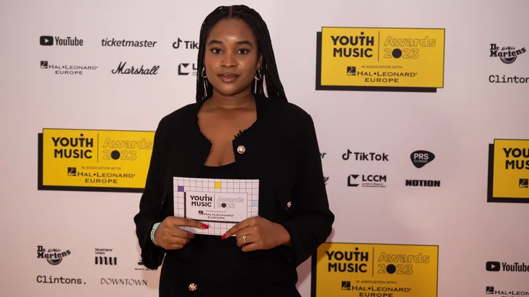 maya egbo at the youth music awards 2023