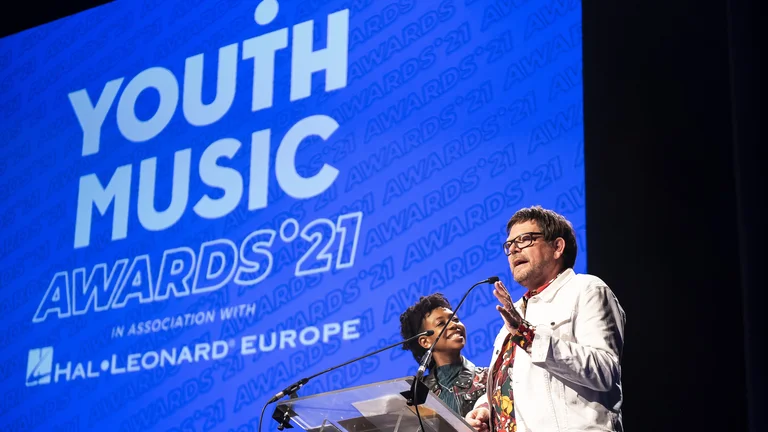 matt griffiths and YolanDa Brown present the youth music awards 2021