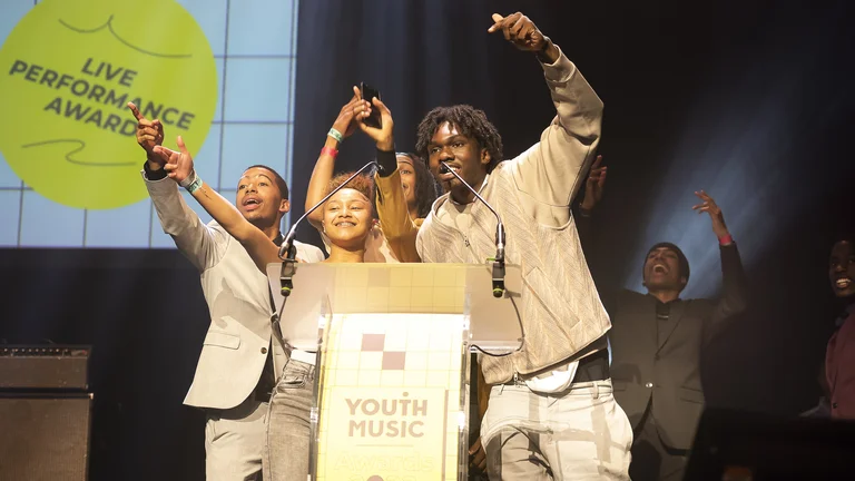 The Spit Game win Live Performance Award at the Youth Music Awards 2022