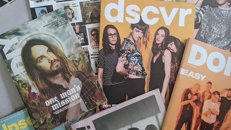 several music magazines