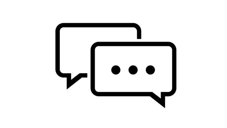 icon speech bubbles