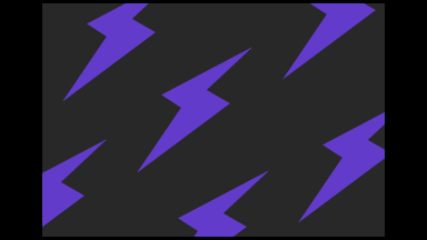 blue lightning bolts on black background
