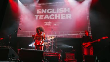 English Teacher performs at the youth music awards 2022